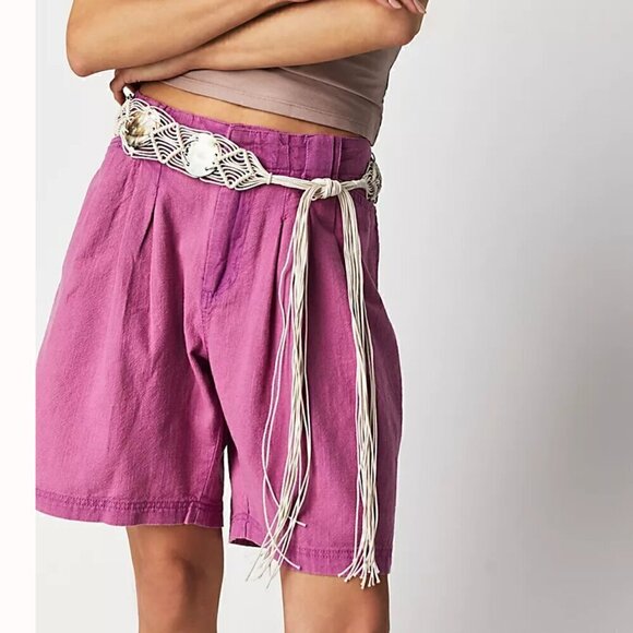 #6 NWT Free People Say So Trouser Shorts in Summer Bloom